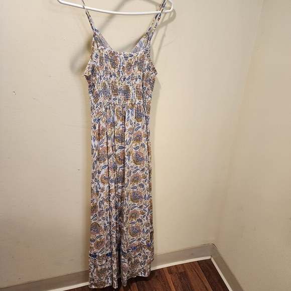 Sincerely Jules Long Floral Boho Spring Flare Casual Dress size L - Picture 11 of 12
